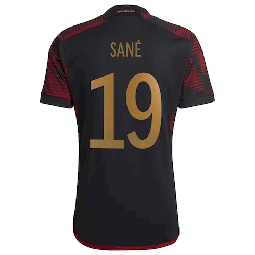 Tyskland Leroy Sané 19 Bortedrakt 2022 – Offisiell