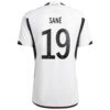 Tyskland Leroy Sané 19 Hjemme Fotballdrakter 2022