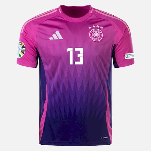 Tyskland Thomas Müller 13 Borte Fotballdrakter 2024