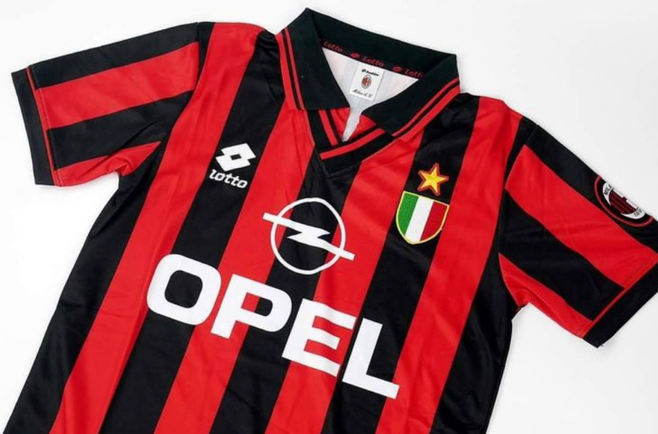 Retro AC Milan Hjemmedrakt 1996 97